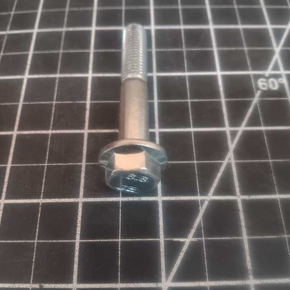 64 Qty M10 -1.5 x 60 8.8 Flange Bolt .200M, Zinc Plated, RoHS Compliant - Picture 1 of 3